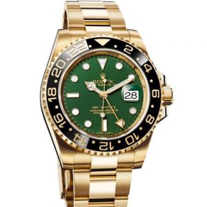 Rolex replica watches with golden cases are quite senior.